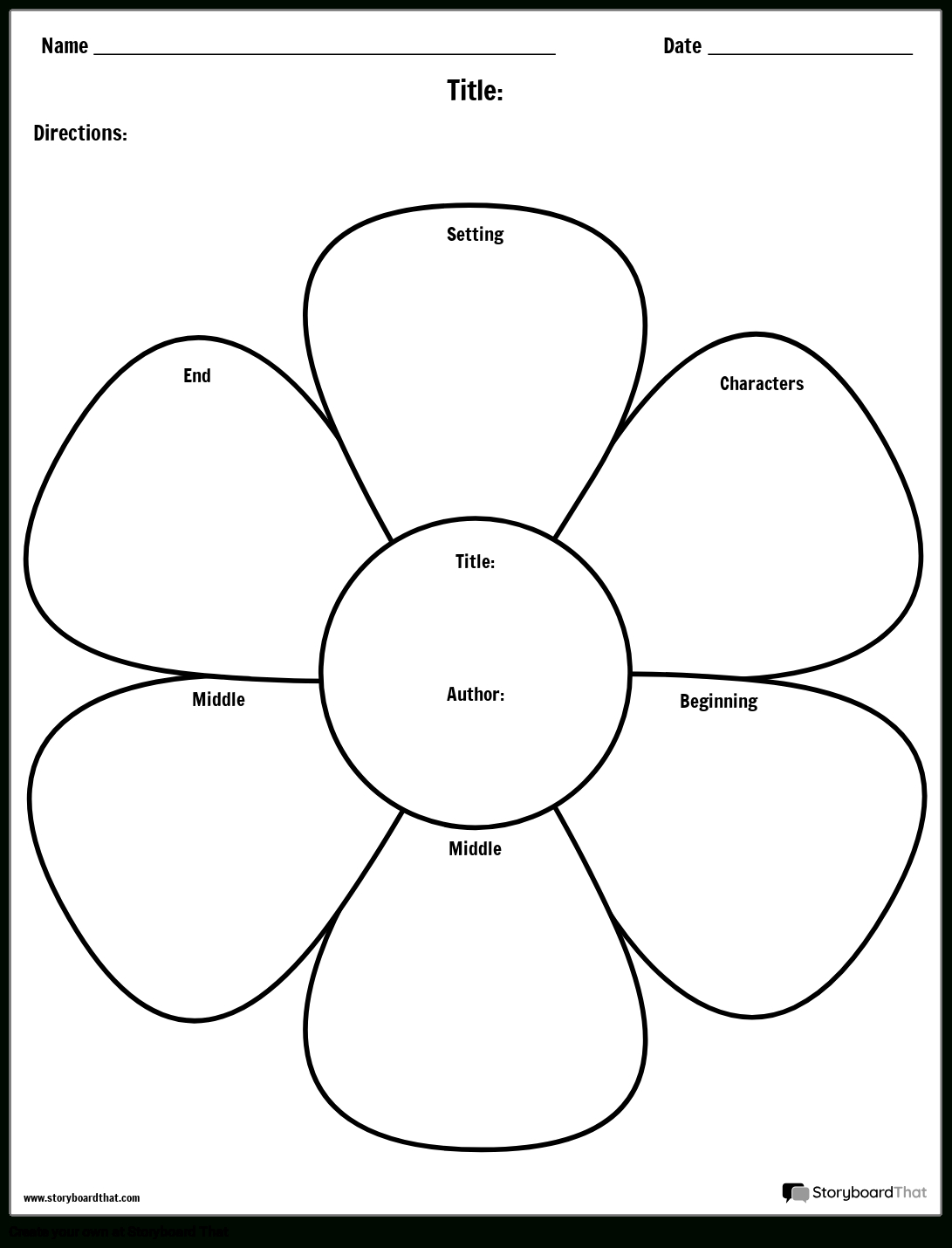 Free Story Map Templates | Storyboard That in Story Map Graphic Organizer Free Printable
