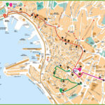 Genoa Sightseeing Map   Ontheworldmap In City Map Of Genoa Italy