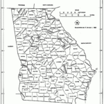 Georgia Free Map With Regard To Free Printable Map Of Georgia With Cities