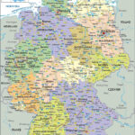 Germany Map With Cities And States   Map Of Germany And Cities In Free Printable Map Of Germany With Cities And Towns