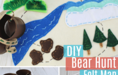 Going On A Bear Hunt Diy Felt Map With Printable | Brilliant with Going on A Bear Hunt Map Printable