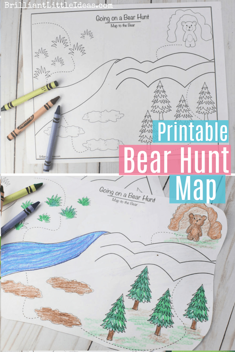 Going On A Bear Hunt Printable Map | Brilliant Little Ideas intended for Going On A Bear Hunt Map Printable