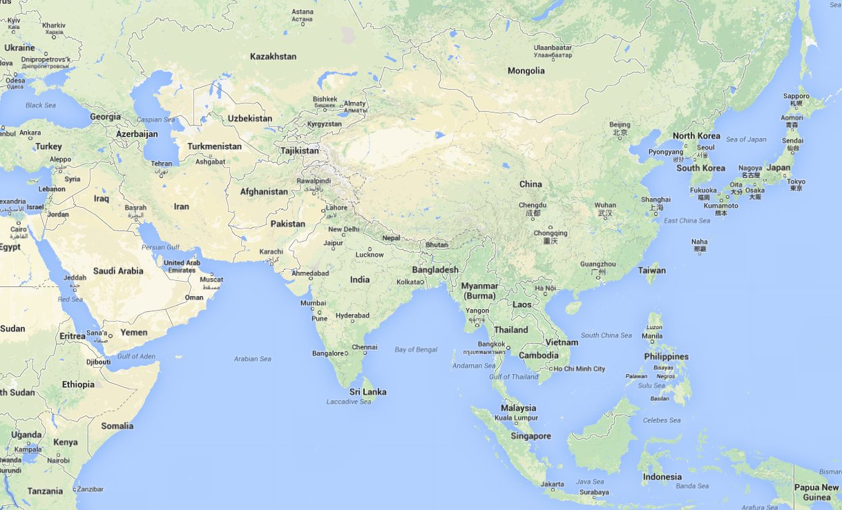 Google Reveals What People Really Think About Europe And Asia in Google Map Of Europe And Asia