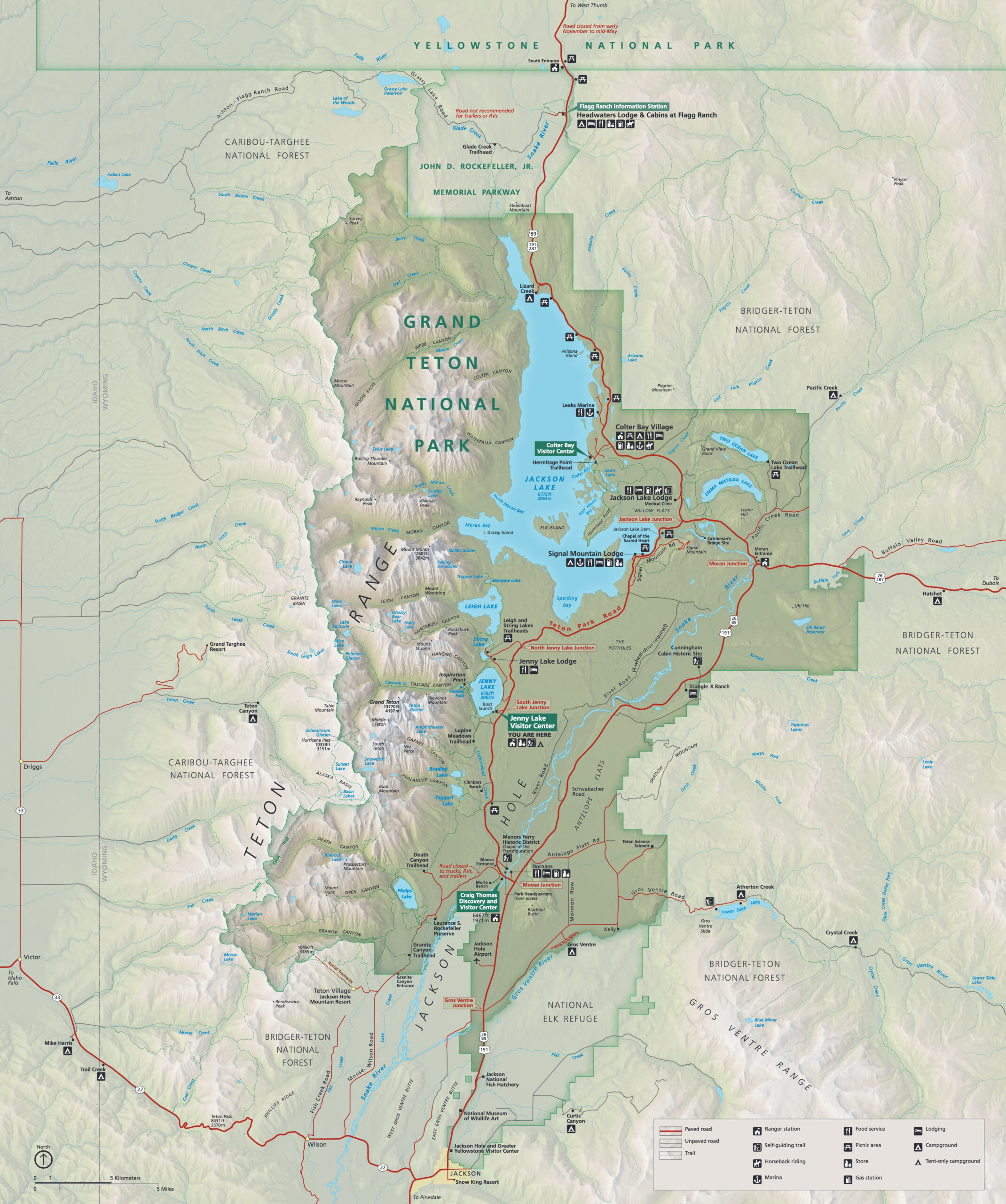 Grand Teton Maps | Npmaps: Free National Park Maps inside Grand Teton National Park Map Printable