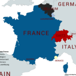 Greater France (France, Belgium, Switzerland, Monaco And Pertaining To Map Of France Monaco And Italy