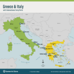 Greece & Italy   Map, Itinerary, & Where To Go Inside Map Of Greece And Italy