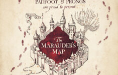 Harry Potter™ – Marauder'S Map Print throughout Harry Potter Marauders Map Printable Template