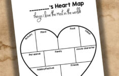 Heart Map Printable pertaining to Free Printable Heart Map Template