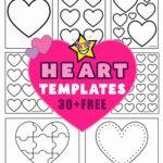 Heart Template (Free Printables)   Superstar Worksheets Within Free Printable Heart Map Template