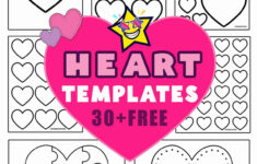 Heart Template (Free Printables) – Superstar Worksheets within Free Printable Heart Map Template
