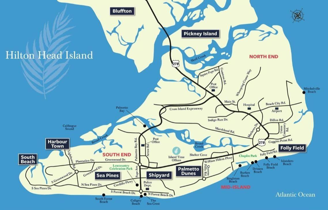 Hilton Head Island Maps regarding Printable Map of Hilton Head Island