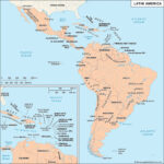 History Of Latin America | Meaning, Countries, Map, & Facts For Spanish Map Of North And South America