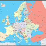 How Many Countries Are In Europe?   Worldatlas In Map Of Europe And Asia