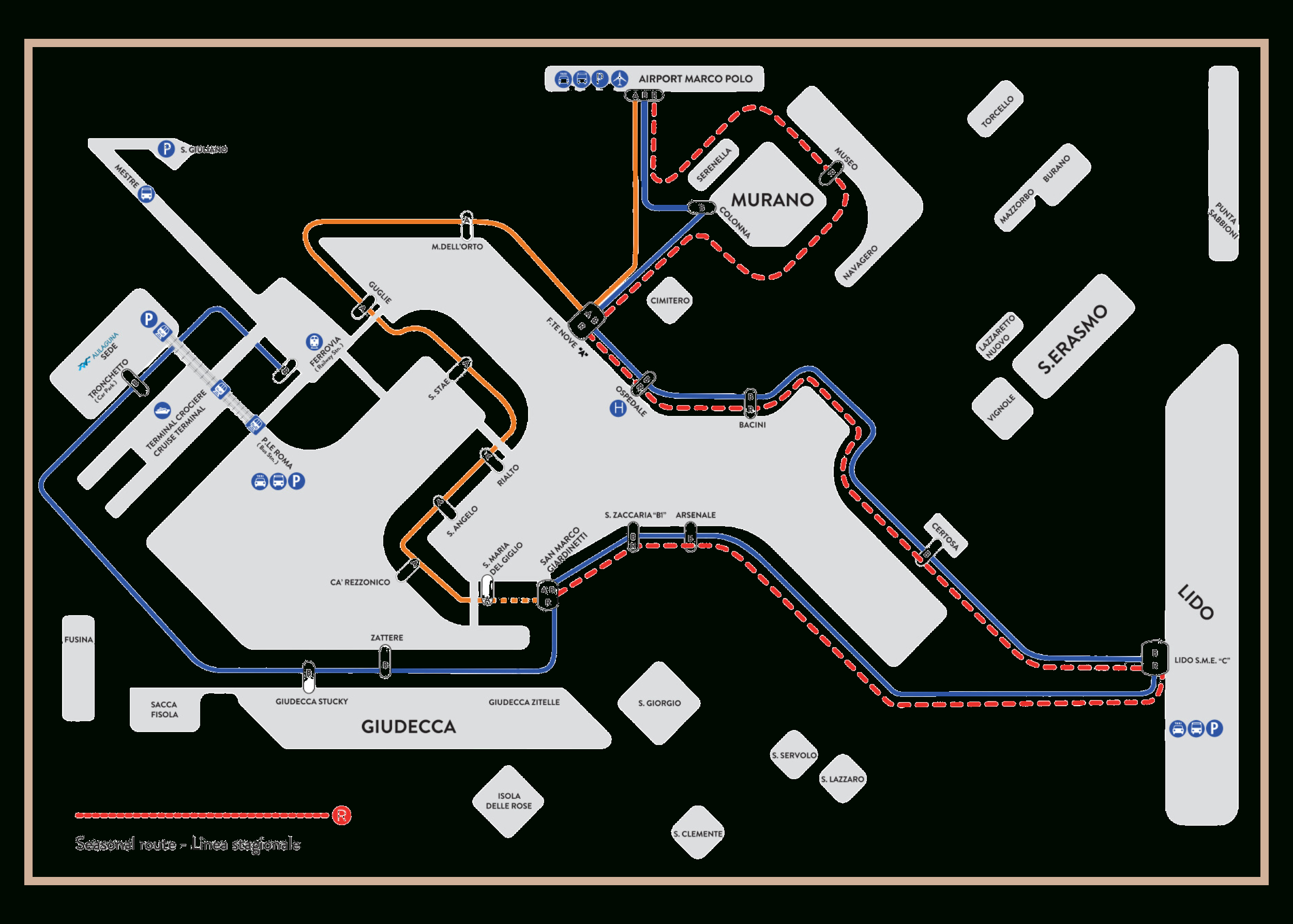 How To Get To Venice From Marco Polo Airport (2025 Guide + Maps with Map of Marco Polo Airport Venice Italy