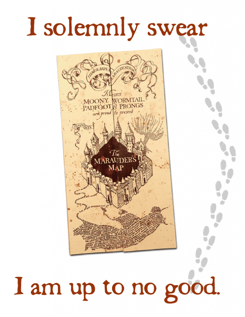 How To Make A Diy Marauder&amp;#039;S Map Shirts (With 2 Free Printables intended for Harry Potter Marauders Map Printable Template