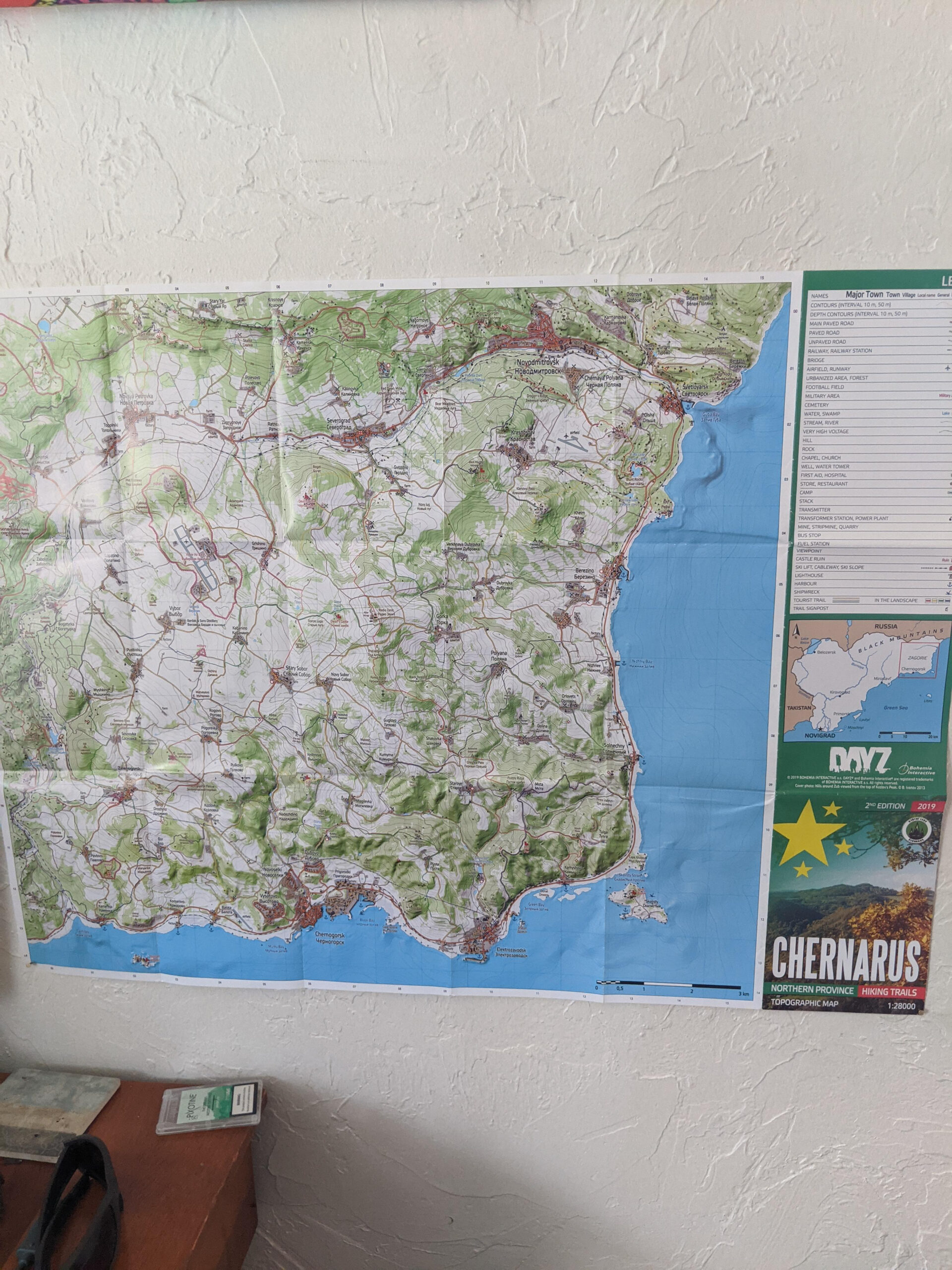 I Got A Printed Chernarus Map! Makes Navigation A Lot Easier Than for Printable Dayz Map