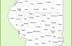 Illinois County Map - Ontheworldmap within Illinois County Map With Cities Printable