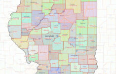Illinois County Map – Shown On Google Maps within Illinois County Map with Cities Printable