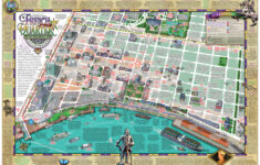 Illustrated French Quarter Map | Nola | Karpovage Creative inside Printable Map Of French Quarter New Orleans