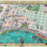 Illustrated French Quarter Map | Nola | Karpovage Creative Within Map Of New Orleans French Quarter Printable