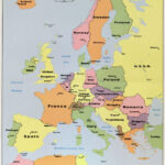 In High Resolution Detailed Political Map Of Europe With The Marks In High Resolution Map Of Europe And Asia
