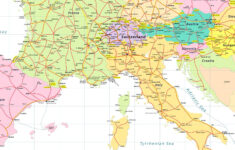 Index Of /Images/Rail/Eurail/ regarding Detailed Map of France and Italy