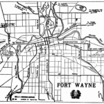 Indiana City Maps At Americanroads For Printable Map Of Fort Wayne Indiana
