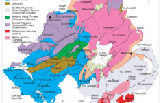 Introduction To The Geology Of Northern Ireland - Mediawiki within Geological Map of Northern Ireland
