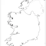 Ireland Blank Map – Outline Map Of Ireland [Pdf] Throughout Blank Map Of Northern Ireland Counties