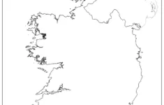 Ireland Blank Map – Outline Map Of Ireland [Pdf] throughout Blank Map of Northern Ireland Counties