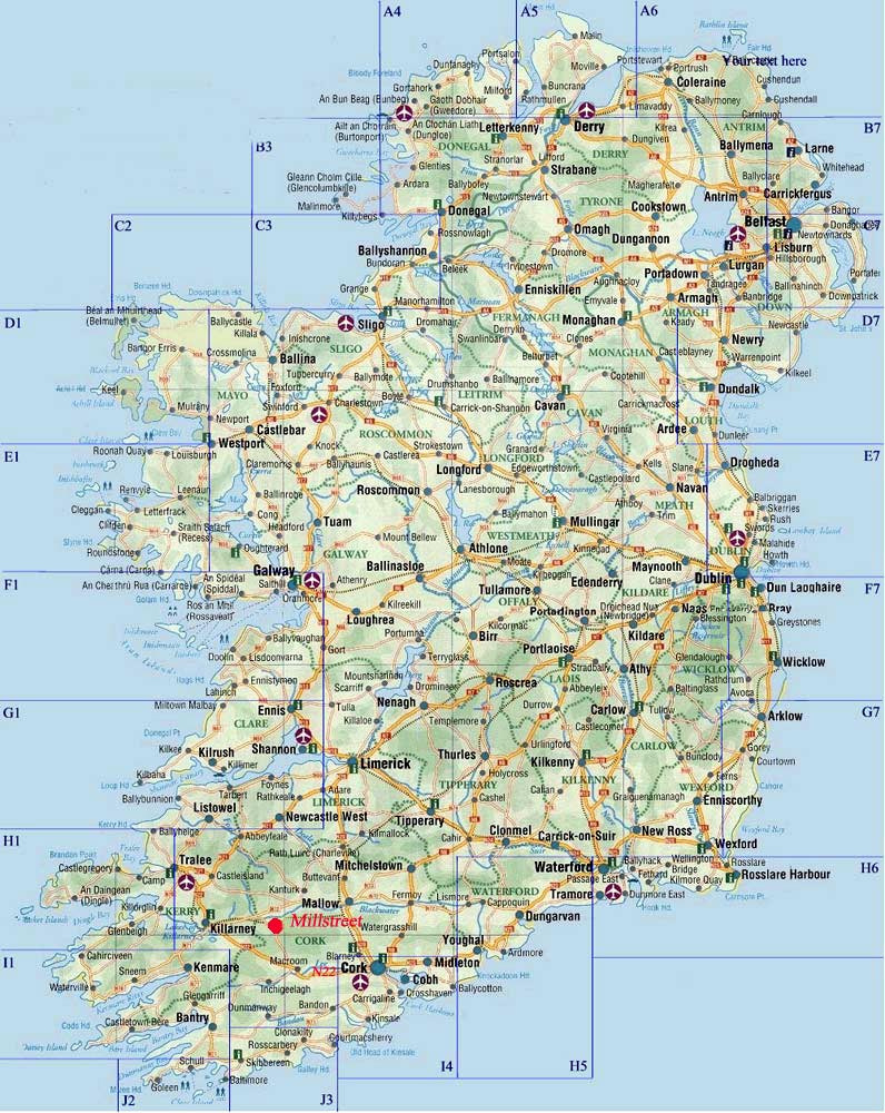 Ireland Maps | Printable Maps Of Ireland For Download with regard to Free Printable Road Map Of Ireland