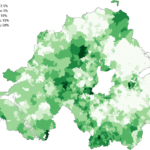 Irish Language In Northern Ireland   Wikipedia Throughout Ethnic Map Of Northern Ireland