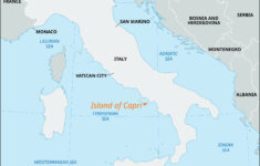 Island Of Capri | Italy, Map, History, &amp; Facts | Britannica regarding Capri on Map of Italy