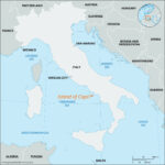 Island Of Capri | Italy, Map, History, & Facts | Britannica With Regard To Isle Of Capri Italy Map