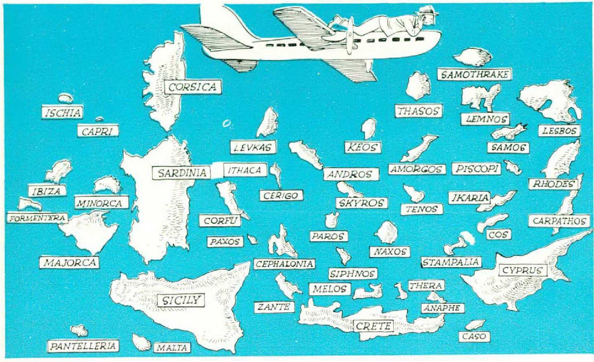 Islands Of The Mediterranean - The Atlantic pertaining to Printable Map Of Mediterranean Islands With Names