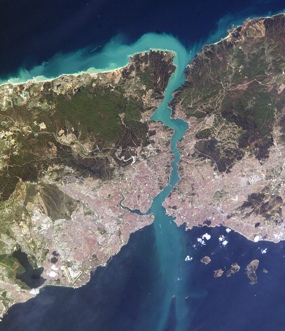 Istanbul, Turkey: The Crossroads Of Europe And Asia for Map of Istanbul Showing Europe and Asia