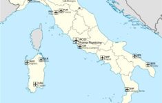 Italy Airport Map - International Airports In Italy Map (Southern in Map Of Italy Airports International