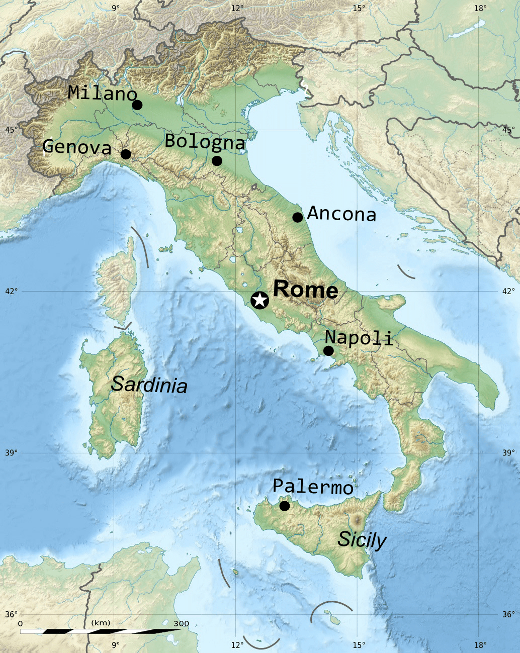 Italy And Greece – Guest Hollow in Map Of Italy To Greece