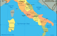 Italy Coast Map - Map Of Italy Coast (Southern Europe - Europe) intended for Map Of The Coast Of Italy