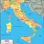 Italy Coast Map   Map Of Italy Coast (Southern Europe   Europe) Within East Coast Of Italy Map