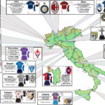 Italy Football Map   Map Of Italy Football (Southern Europe   Europe) With Regard To Map Of Italian Football Clubs