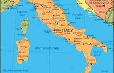 Italy Map And Satellite Image inside Show A Map Of Italy