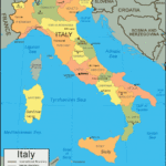 Italy Map And Satellite Image Pertaining To Map Of Italy And Surrounding Countries