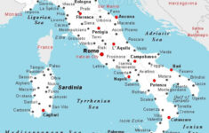 Italy Map Cities And Towns - Detailed Map Of Italy With Cities And for Map of Italy with Towns