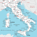 Italy Map Cities And Towns   Detailed Map Of Italy With Cities And Intended For Free Printable Map Of Italy With Cities