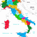 Italy Map   Guide Of The World In Map Of Italy With Towns