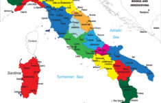 Italy Map - Guide Of The World in Regions of Italy Map with Cities