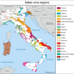 Italy Map Of Vineyards Wine Regions Regarding Map Of Italy Wine Regions