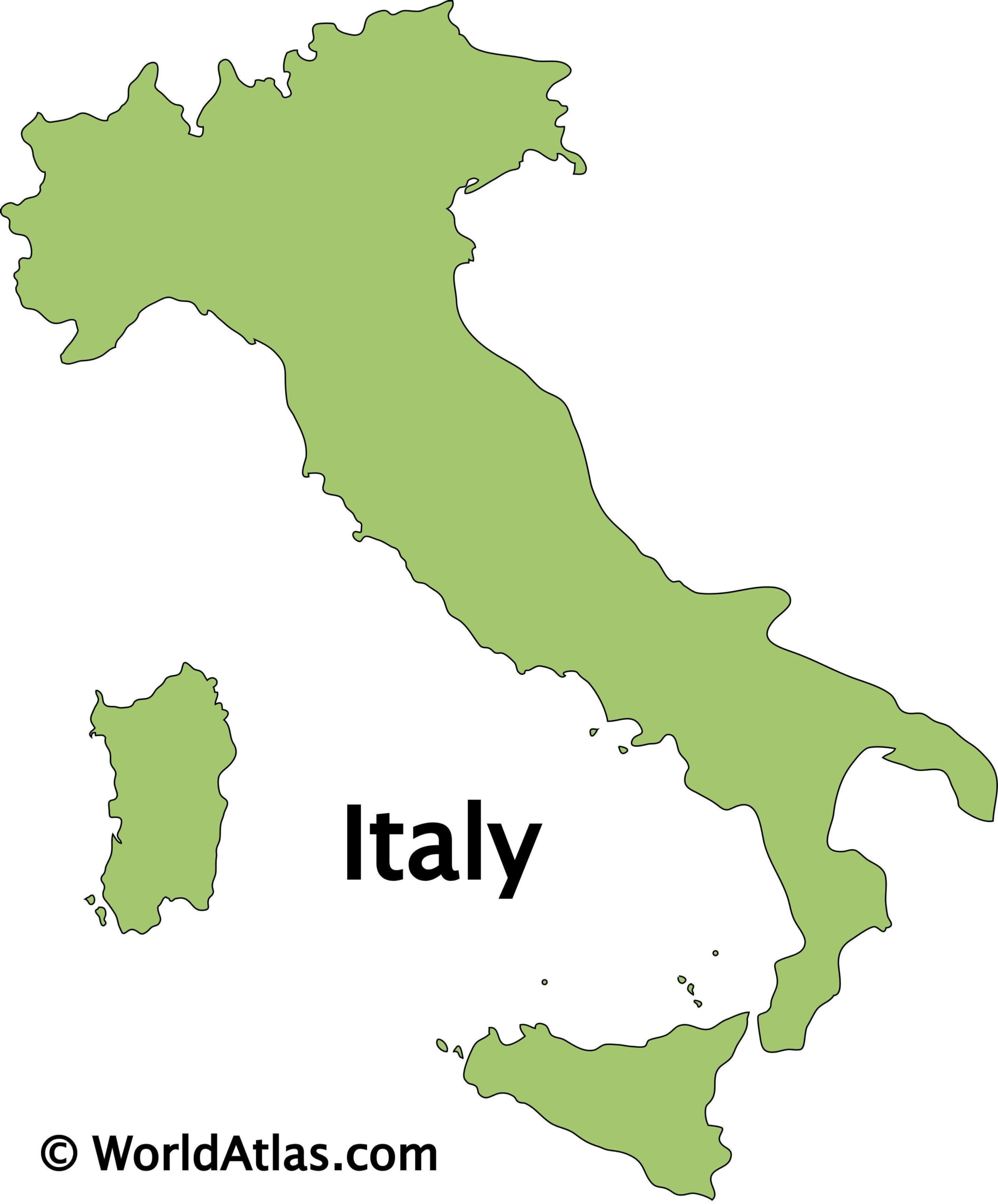 Italy Maps &amp;amp; Facts - World Atlas in The Country Of Italy Map