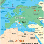 Italy Maps & Facts   World Atlas Inside Map Of Italy And Africa